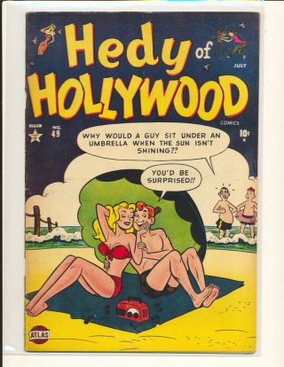 Hedy Of Hollywood 49 Vg/fine Cond.