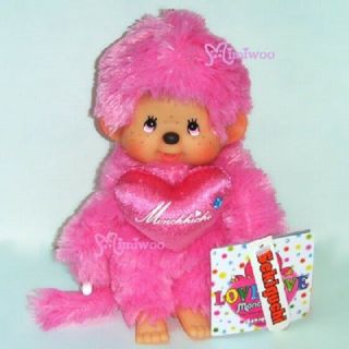 Monchhichi 20cm Plush S Size Love Love Color Mcc Pink 243640