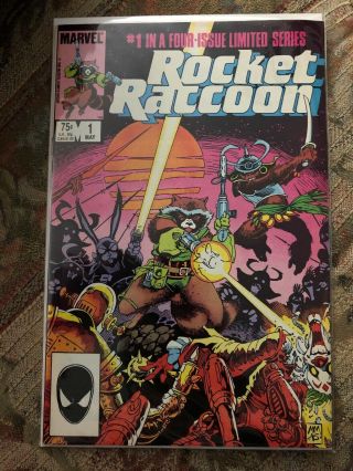 Rocket Raccoon 1 Pub By Marvel Comics May 1985 Part 1 Of 4 Limited Series