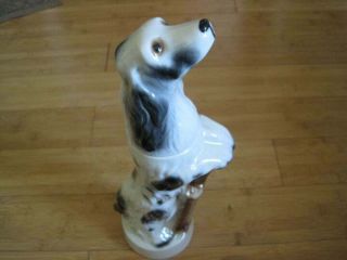 Vintage Jim Beam Collie Dog Decanter Empty
