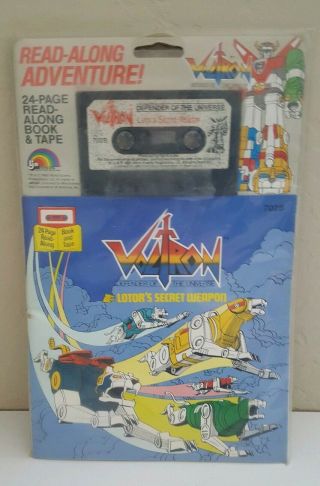 Voltron Defender Of The Universe Read Along Book And Cassette (1985)