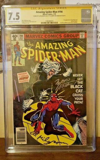 Spider - Man 194 Cgc S.  S.  7.  5 First Appearance Of The Black Cat