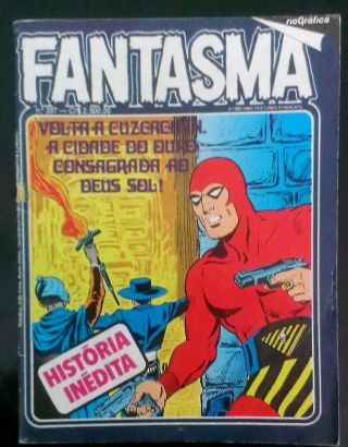 Phantom 357 1985 Inca Gold Unprecedent Story Lee Falk Comic Book Brazil