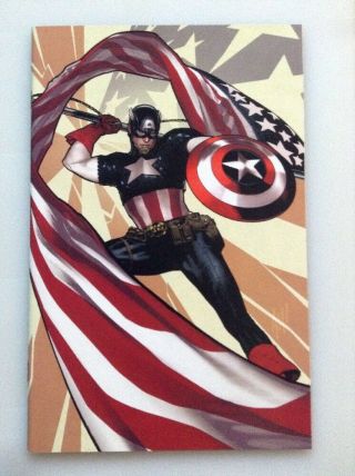 Captain America 1 • Adam Hughes Virgin 1:500 • Marvel Variant Edition