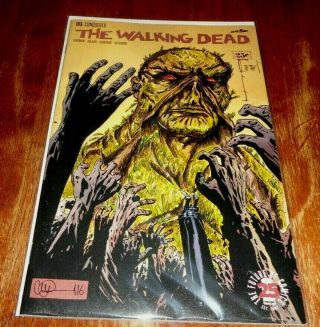 The Walking Dead 163 (2017 Image) " Swamp Thing " Sketch Art.