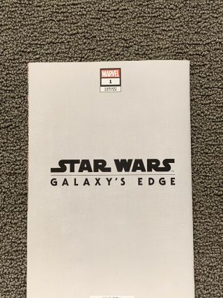 Starwars Galaxy Edge Marvel Comic 1 Special Limited Edition Comic Book 3