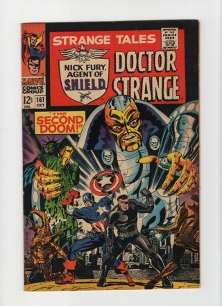 Strange Tales 161 Nm - 9.  2 Marvel Comic Steranko Nick Fury Doctor 12c