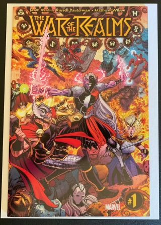 War of the Realms 1,  2,  3,  4,  5,  6 Complete First Prints Marvel Comics Thor 2019 2