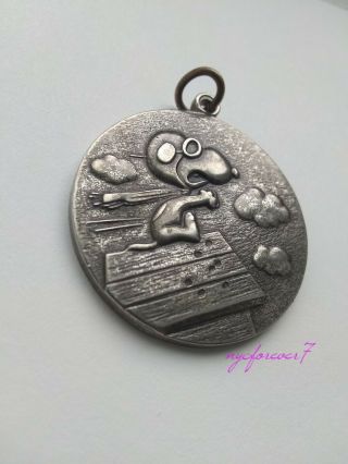 Snoopy Ww1 Flying Ace Red Baron Pendant United Features Cartoon Comics
