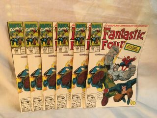 6 Copies Fantasti Four 348 1st Print Where Monsters Dwell 1991 Marvel