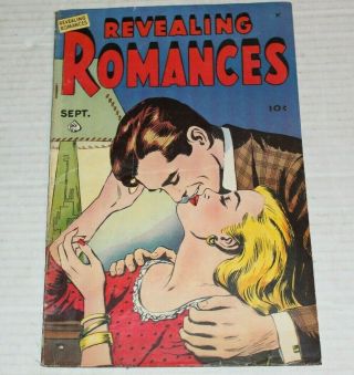Revealing Romances 1 September 1949 Golden Age Comic Book Ice Skating