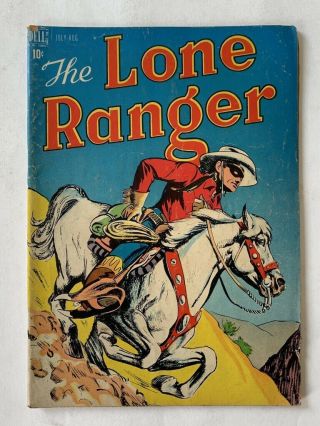 The Lone Ranger (dell,  July - Aug 1948,  Western,  Cowboy,  Vg - 4.  0)