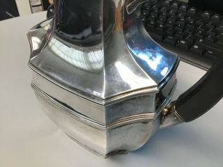 Stunning Vintage Silver Plated EPNS Art Deco Coffee Pot Teapot Pot 9.  5 in tall 4