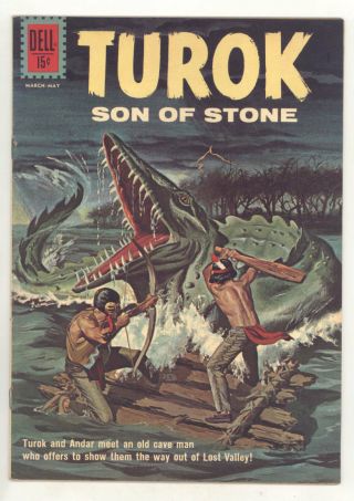 1962 Turok Son Of Stone 27 Dell Issue.  Fine