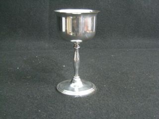 Set of 6 Silver plated wine goblets,  1 Silver plate on Brass Wine Goblet 5