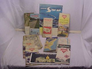 24 Vintage Maps Union 76,  Gulf Esso Shell Texaco Conoco Sohio Chevron 15states