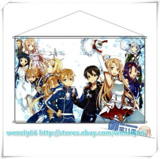 Decor Poster Wall Anime Sword Art Online Roll Diy Home Decorate Home 41×56cm X16