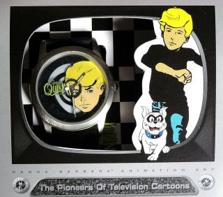 P428.  Hanna - Barbera Jonny Quest Pioneers Of Animation Le Fossil Watch (1996)