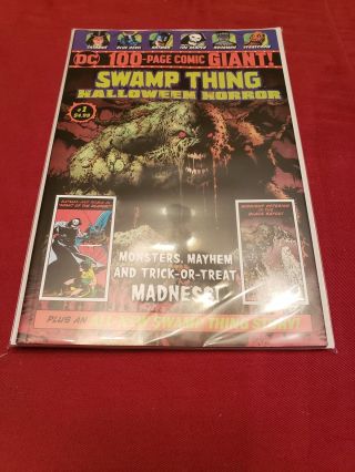 Dc 100 Page Giant Swamp Thing 1 Halloween Horror Walmart Exclusive