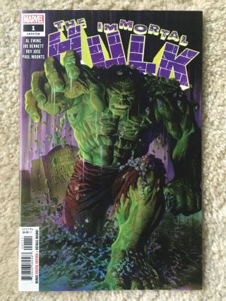 Immortal Hulk 1 2 3 4 5 6 12 14 15 & 16 All 1st Prints,  Alex Ross Covers Rare