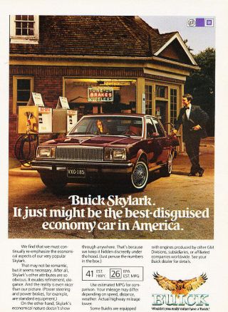1982 Buick Skylark - 4 - Door Sedan - Classic Vintage Advertisement Ad D05