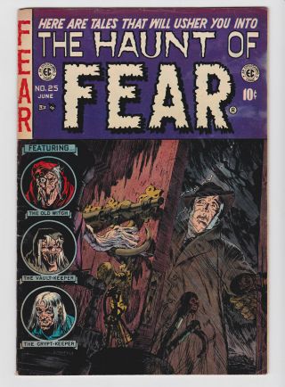 Haunt Of Fear 25 1954 Ec Graham Ingels Jack Davis George Evans Kamen Vg,  4.  5