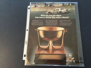 Vintage 1982 Buick Regal Grand National Champion Ad