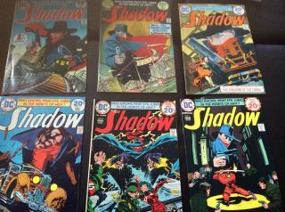 The Shadow Dc Comics 1973 1 - 6 Great Shape Fast