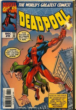 Deadpool 11 Marvel Comics 1st Print 1997 Very Fine