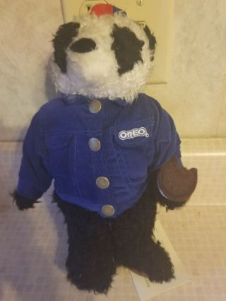 Vintage 11 Inch Oreo Plush Bear With Tag