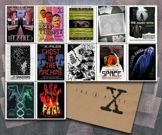 X - Files Season 1 Lithograph Set - 12 8x10 Mini - Posters From Acme