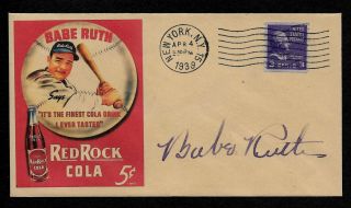 Babe Ruth Red Rock Cola Featured On Limited Edition Collector 