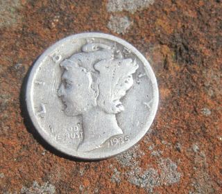 Silver 1935 One Dime United States Of America Silver Antique Coin