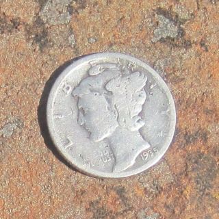 SILVER 1935 ONE DIME UNITED STATES OF AMERICA SILVER ANTIQUE COIN 3