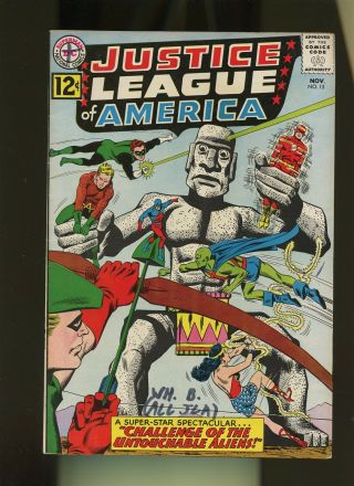 Justice League Of America 15 Fn 6.  0 1 Book Dc 1962 Batman Flash Wonder