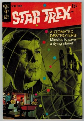 Star Trek 3 Gold Key 1968 Silver Age Spock Leonard Nimoy Cover Fine,