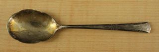 Vintage Flatware Sterling Silver Gorham Greenbrier Pattern Sugar Shell Spoon