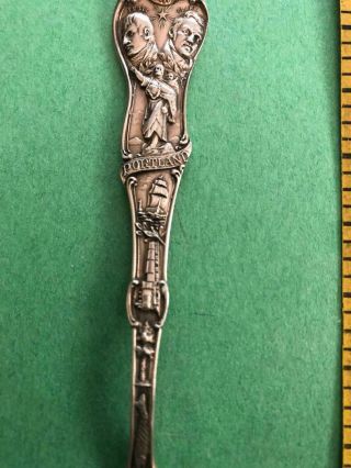 1905 STERLING SILVER SPOON LEWIS & CLARK CENTENNIAL EXPOSITION PORTLAND OR 20G 3