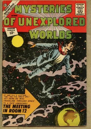 Mysteries Of Unexplored Worlds 32 - 1962 Vg/fn 5.  0 Charlton Dick Giordano