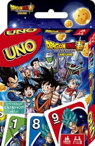Uno Dragon Ball Playing Cards Game Japanese Anime