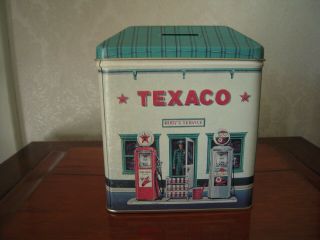 Texaco Tin Gas Station Bank