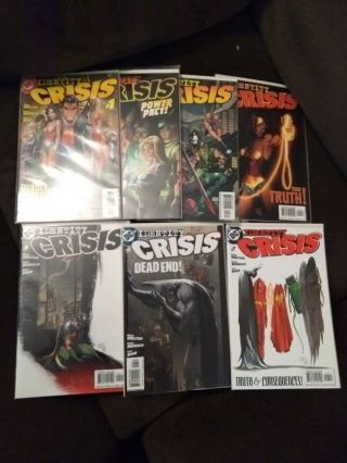 Dc Comics Identity Crisis 1 - 7 Complete Series 2004 Justice League
