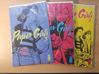 Paper Girls 1 2 3 1st Print Nm
