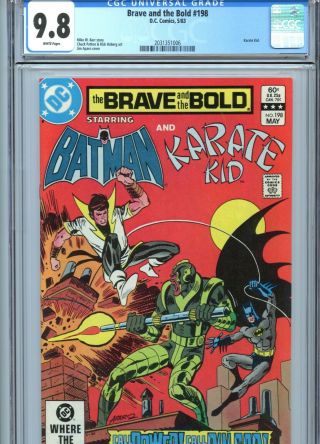 Brave And The Bold 198 Cgc 9.  8 White Pages Batman Karate Kid Dc Comics 1983