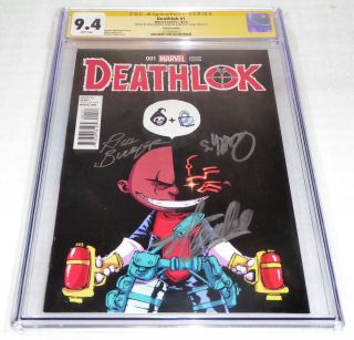 Deathlok 1 Cgc Ss 3x Signature Autograph Stan Lee Young Buckler Variant Edition