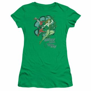 Dc Comics Harley Quinn And Poison Ivy Junior T Shirt