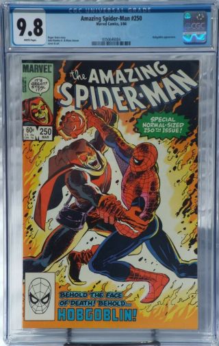 Spider - Man 250 - Cgc 9.  8 - Classic Cover