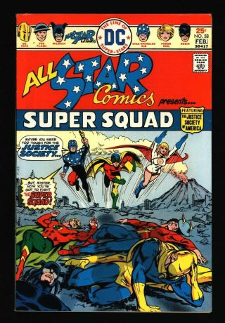 All - Star Comics 58 Vf - (1st App Power Girl)