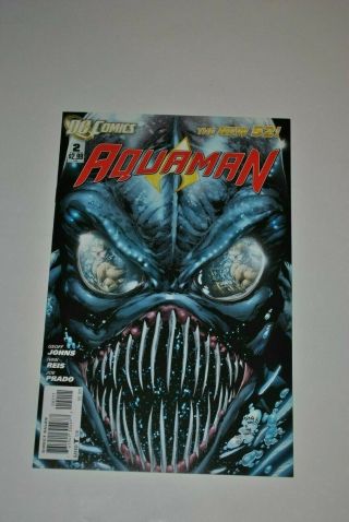 Aquaman 2 (vol.  5) 1st App Trench King Dc 52 Comics 2011 Nm