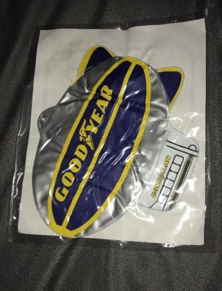 Goodyear Blimp Inflatable Small 5 " Discontinued Man Cave Toy Nascar Nfl Mlb Nhra